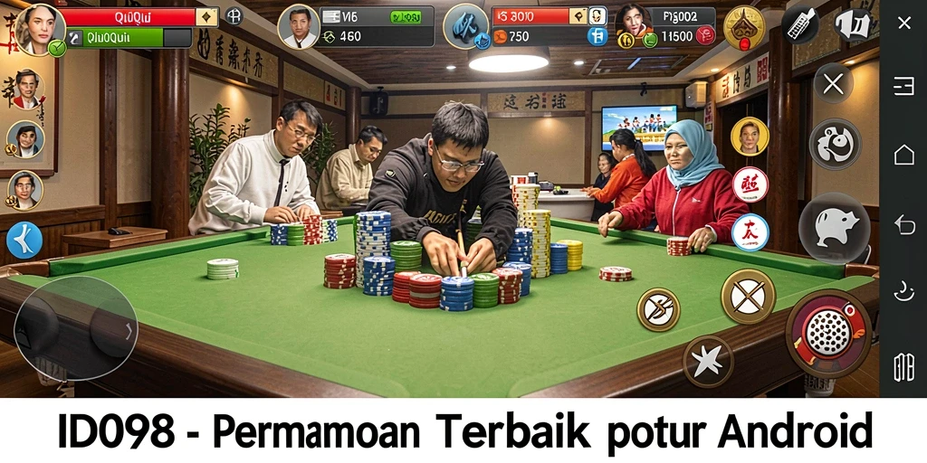 Tampilan gameplay yang menarik dari ID098 QiuQiu.