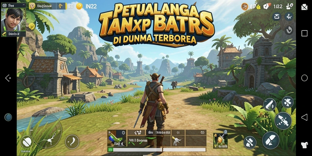 Tampilan gameplay menakjubkan dalam dunia Open World IN22.