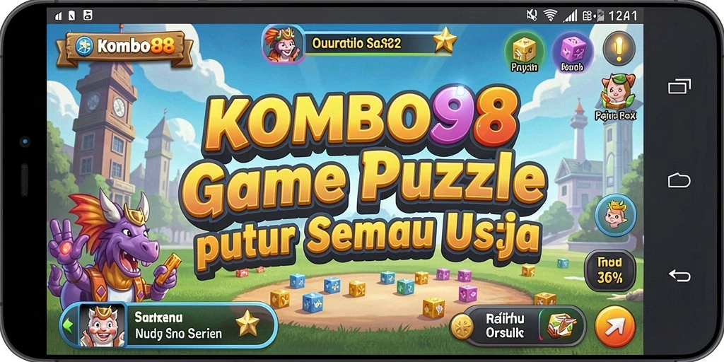 Tampilan gameplay KOMBO88 yang menarik dan penuh warna.