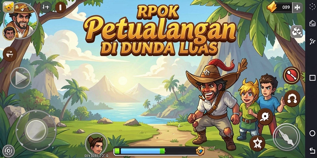 Tampilan gameplay RPOK yang memukau dan penuh petualangan.