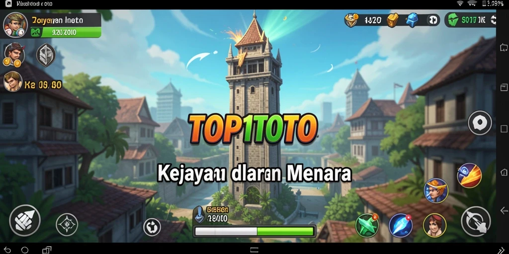 Tampilan screenshot gameplay Tower Defense dari TOP1TOTO yang seru.